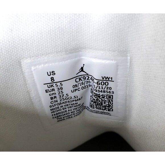 Nike Air Jordan 3 Retro Rust Pink CK9246-600 Crimson Cement Womens Size 39 US 8 - Picture 7 of 11